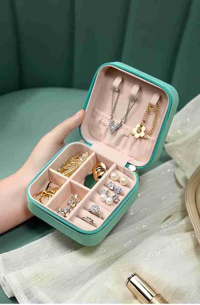 TRINGDOWN Mini Jewellery Travel Case Jewellery Box Vanity Box Price in India Buy TRINGDOWN Mini Jewellery Travel Case Jewellery Box Vanity Box online at Flipkart