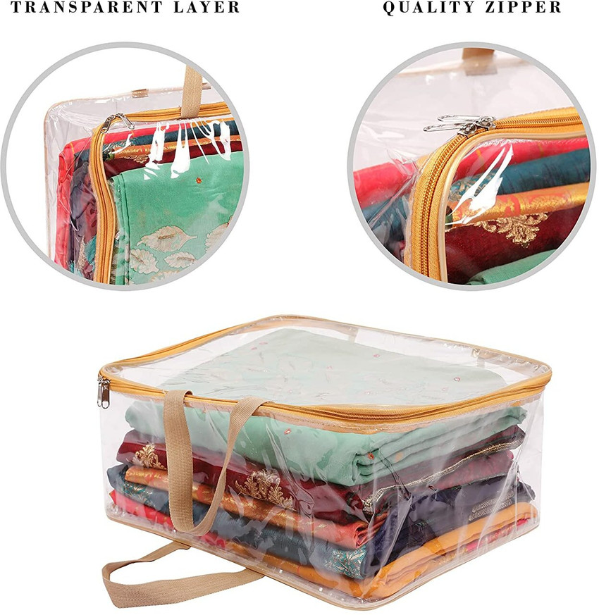 TOYSILO Multipurpose Transparent Storage Bag for Clothes cloth