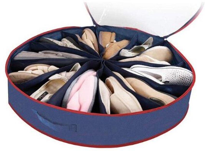 DigiIdeology Travelling Shoe Bag Go Round for Chappal Shoes Sandals Blue Storage Box Price in India Buy DigiIdeology Travelling Shoe Bag Go Round for Chappal Shoes Sandals Blue Storage Box online at F...