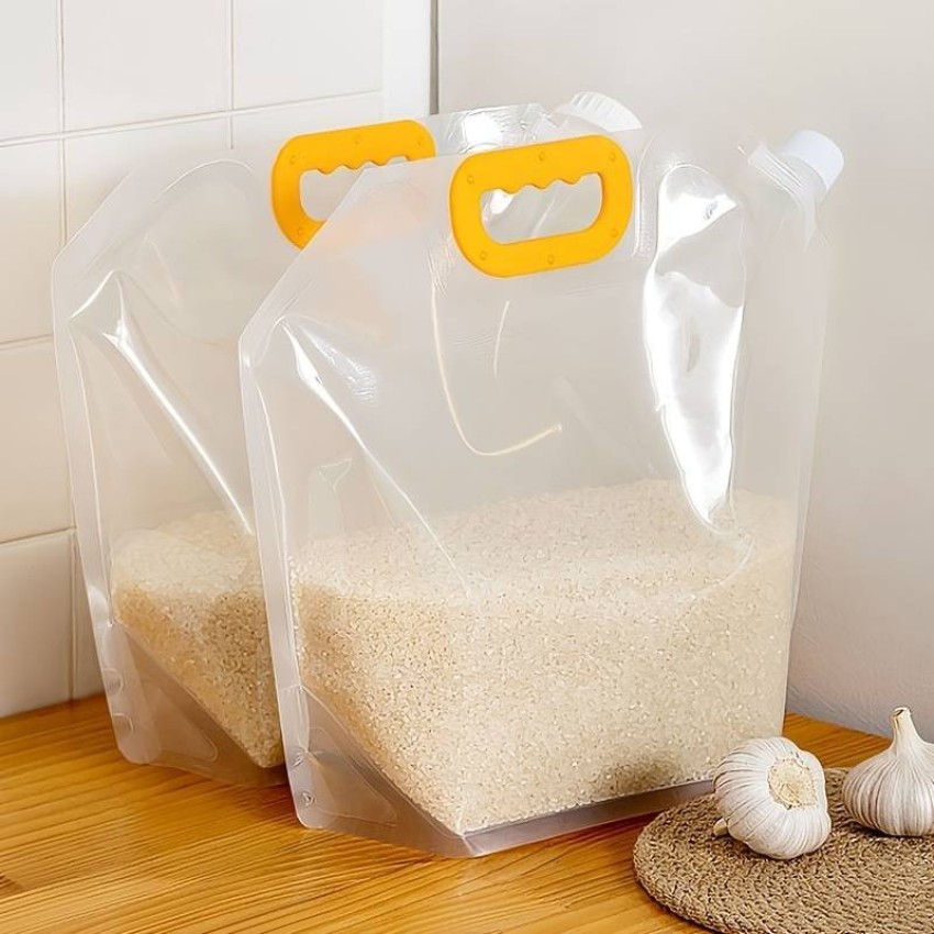 Grain Moisture-proof Sealed Bag, 10PCS Transparent Grain Storage