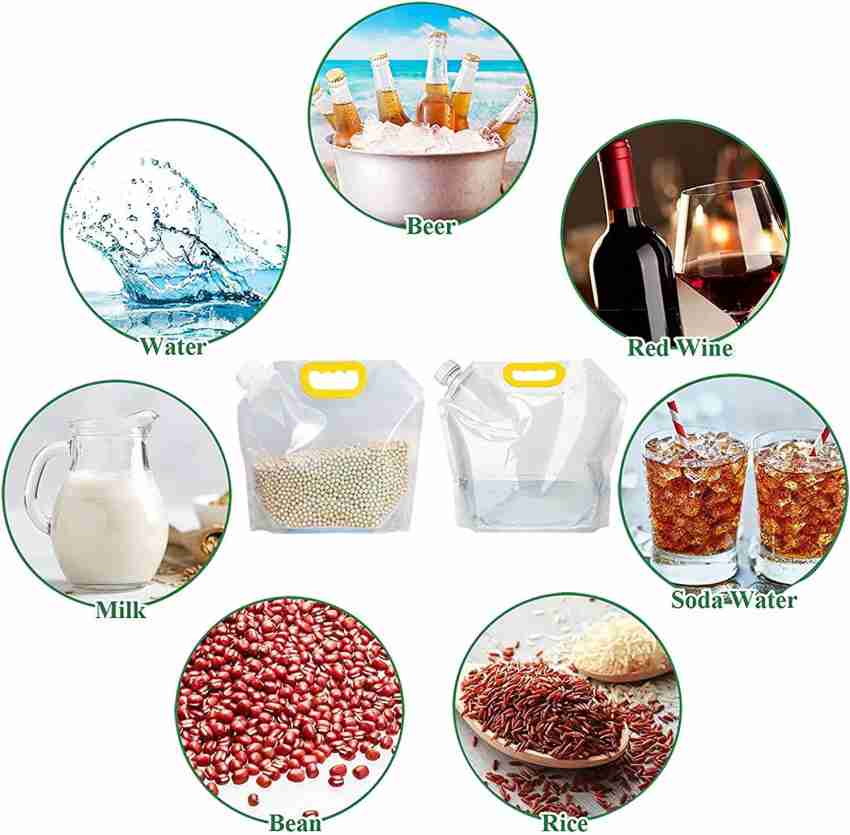 Plastic 1.5L Food Storage Bag Grain Storage Suction Bags