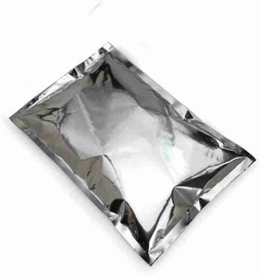 Silver pouch for food packaging on sale
