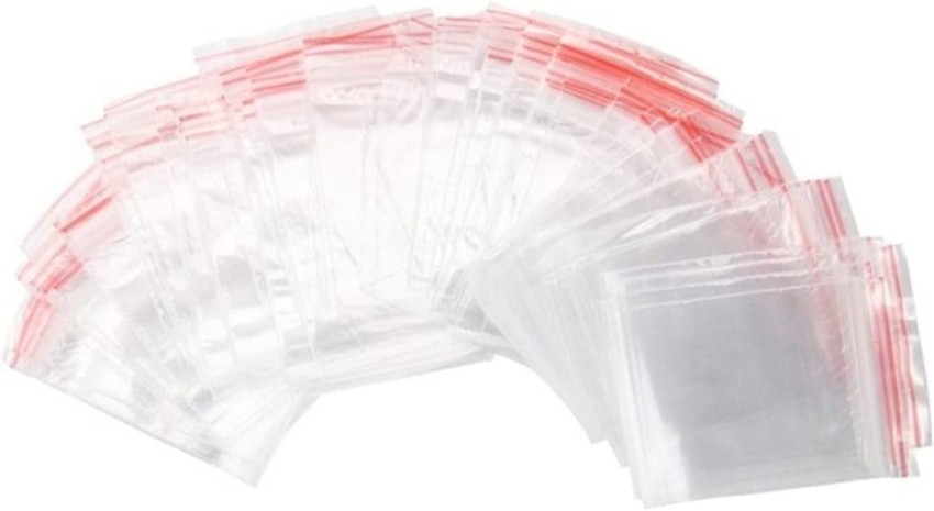 500 Pieces Small Clear Ziplock Bags 6*9cm Resealable Zipper Poly