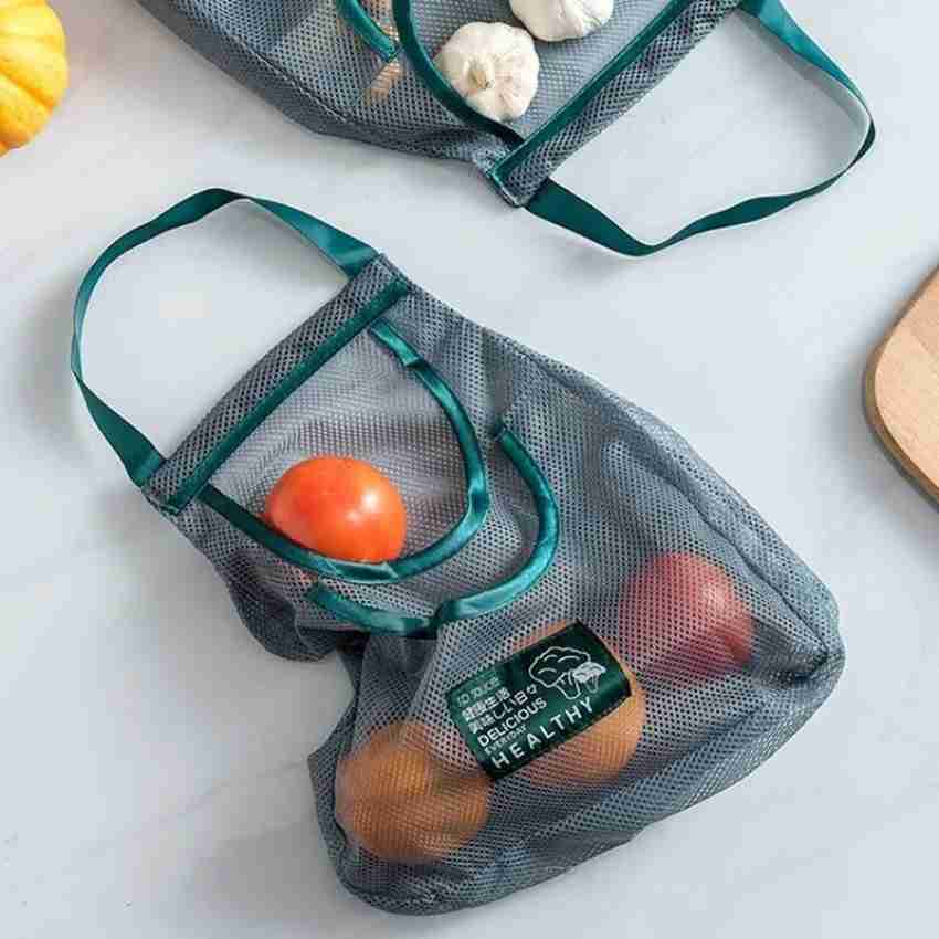Buy Kunya Reusable Mesh Bags for Fruit and Vegetable Hanging Storage,  Kitchen Storage, Washable & Foldable Net Bags - 2 Pack Online at Best  Prices in India - JioMart.
