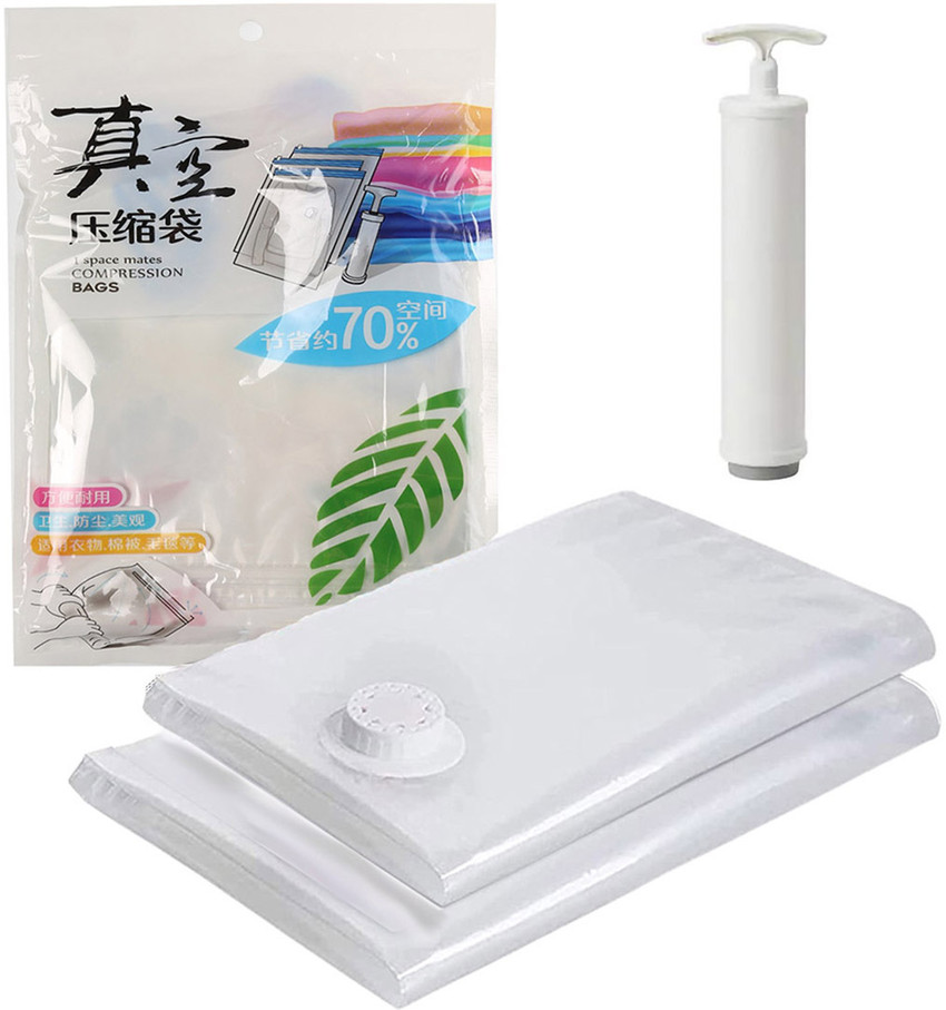 Anayo Reusable Ziplock Space Saver Vacuum Compression Bags for