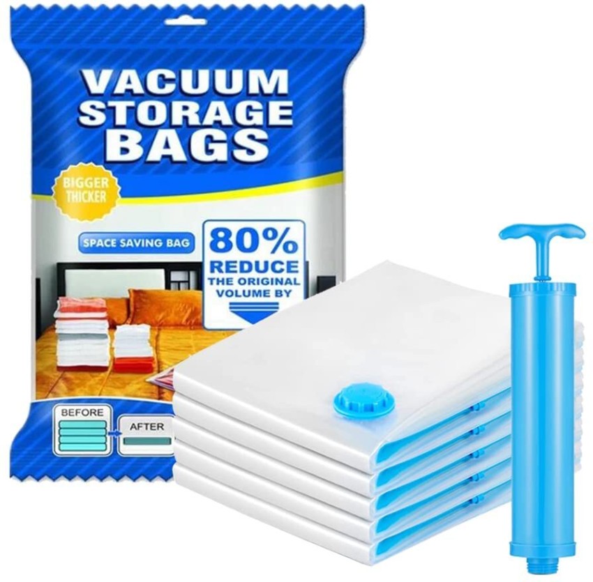 Smart Saver Reusable Large Vacuum Storage Ziplock Bags (60x80cm