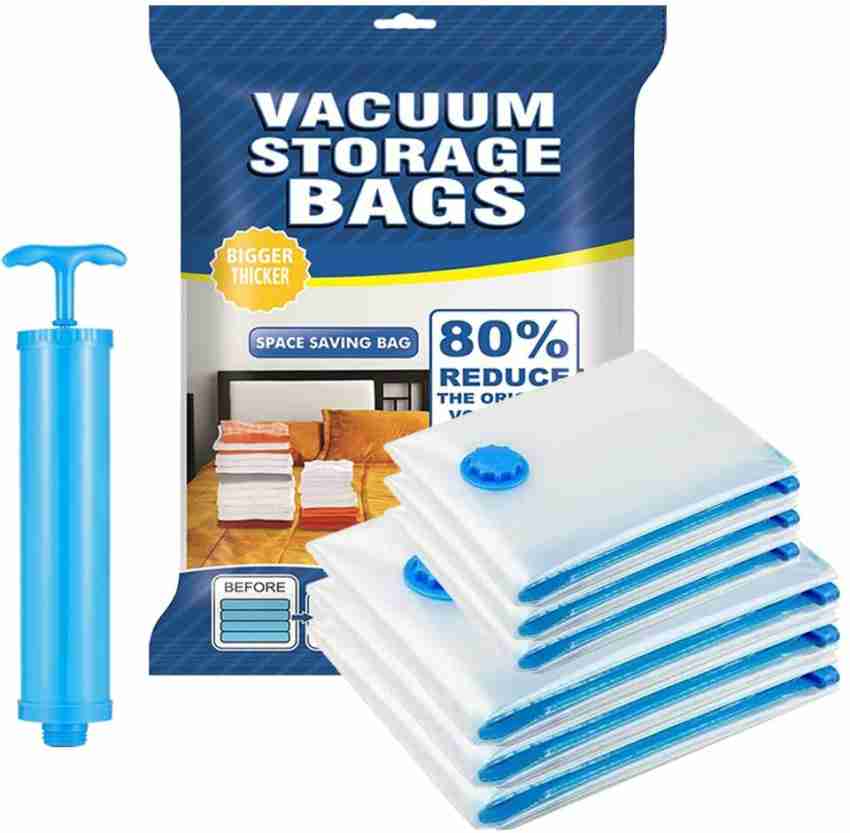 6 JUMBO XL Space Saver Extra Large Vacuum Seal Storage Bag ZIPLOCK