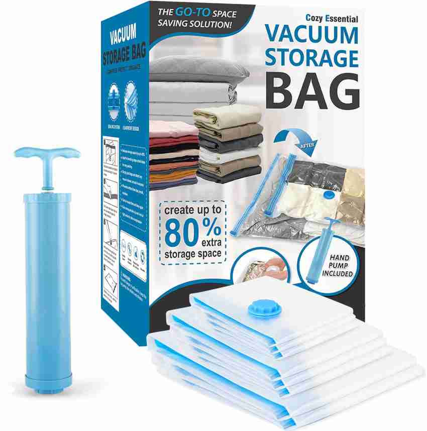 20 Bags Vacuum Storage Bags Cozy Essential -Jumbo/Large/Medium