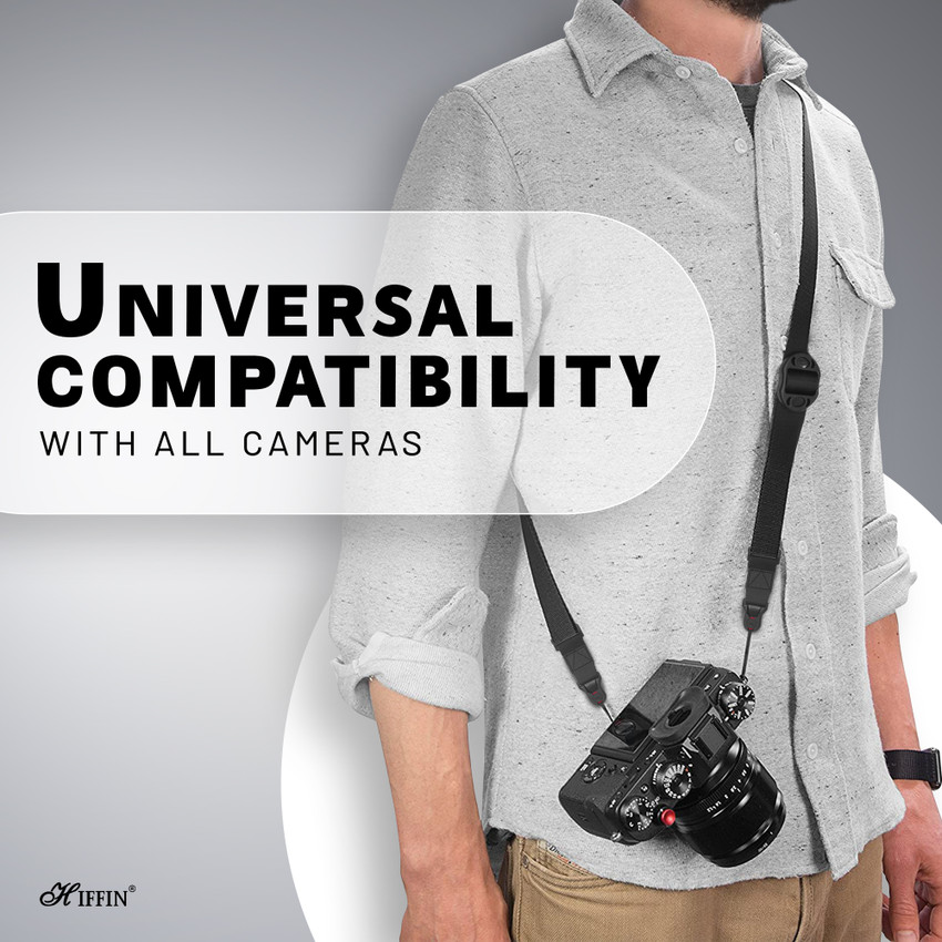 Hiffin Slide Camera Neck Strap Comfortable Camera Sling Strap for