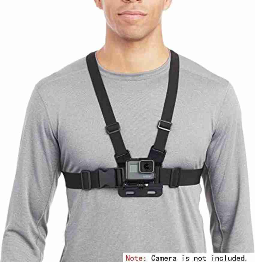 MOODY Action Camera Chest Body Mount Harness Strap with 3 Way