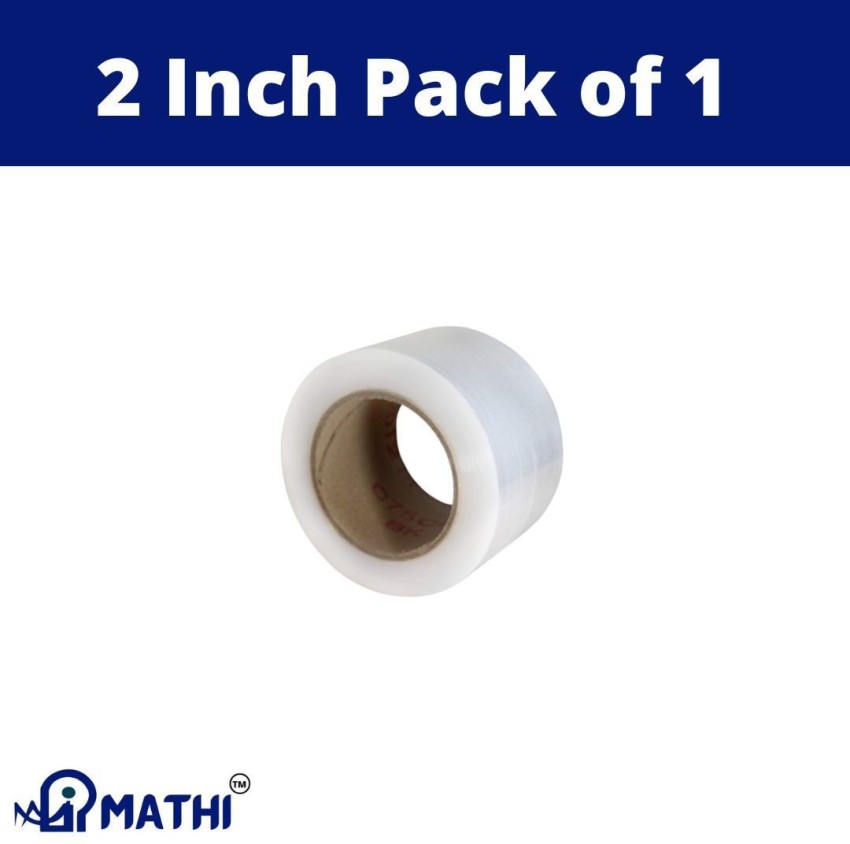 MATHI 5 cm 656 ft 2 Inch (50mm) Stretch Film Roll For Packing