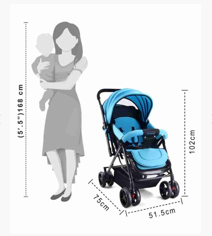 FUSSY Babyhug symphony stroller with reversible handle mosquito net Pram Buy Pram in India Flipkart