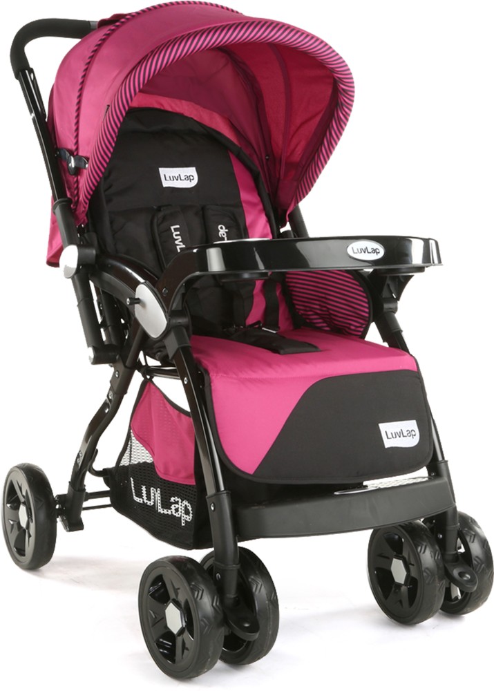 LuvLap Galaxy Stroller/Pram, Extra Large Seating Space, Easy Fold,  Baby/Kids, 0-3 years Stroller