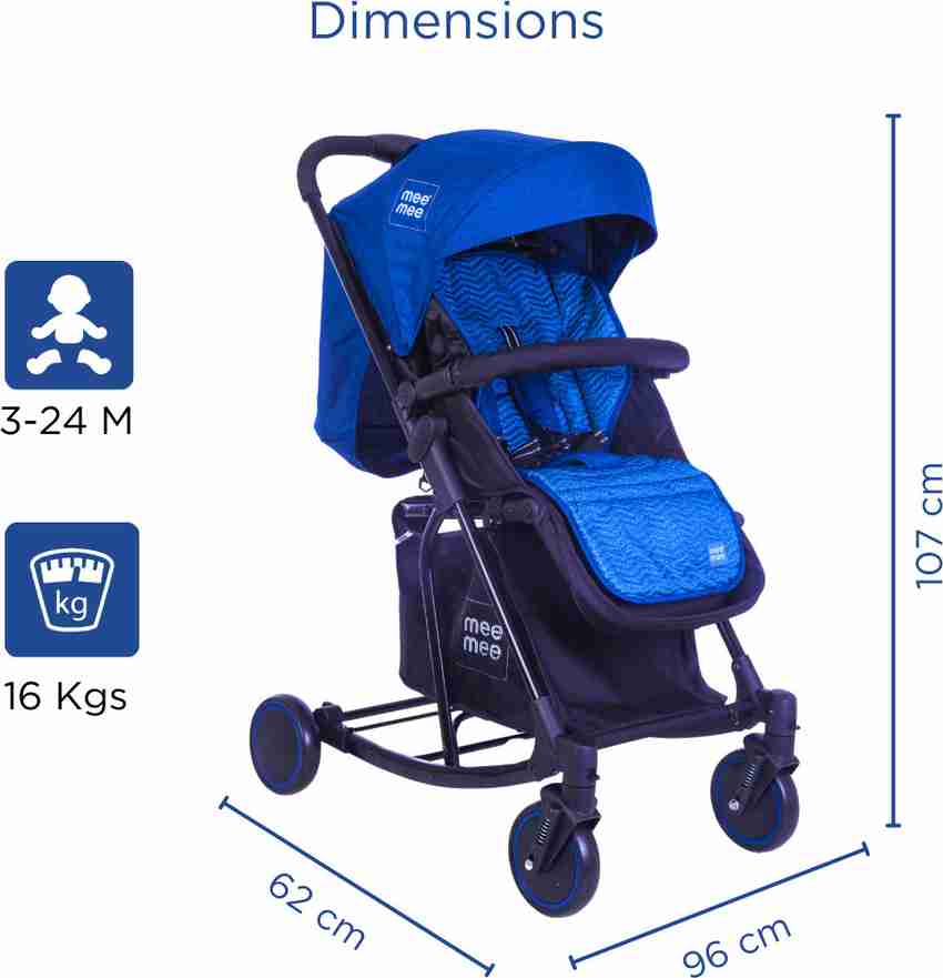Mee mee baby pram with rocker top