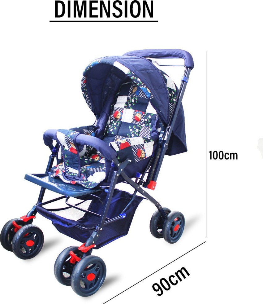 One hand sales fold pushchair