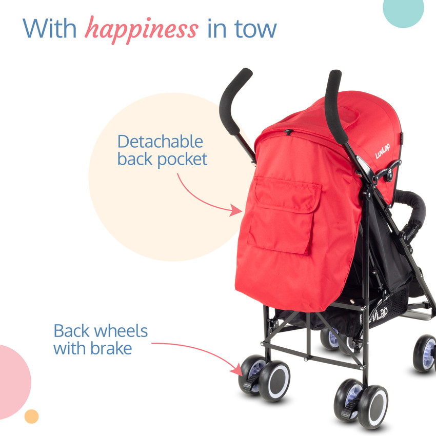 LuvLap City Stroller Buggy Compact Travel Friendly for Baby