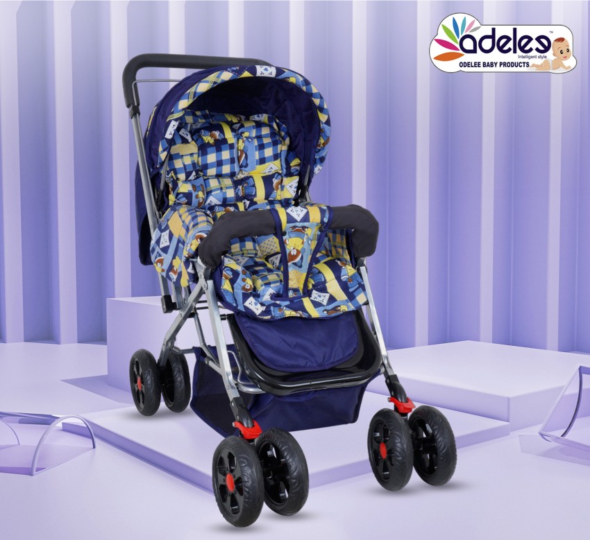 ODELEE Baby Stroller,Adjustable backrest, 360° Swivel Wheel , Reversible  Handlebar Stroller - Buy Stroller in India