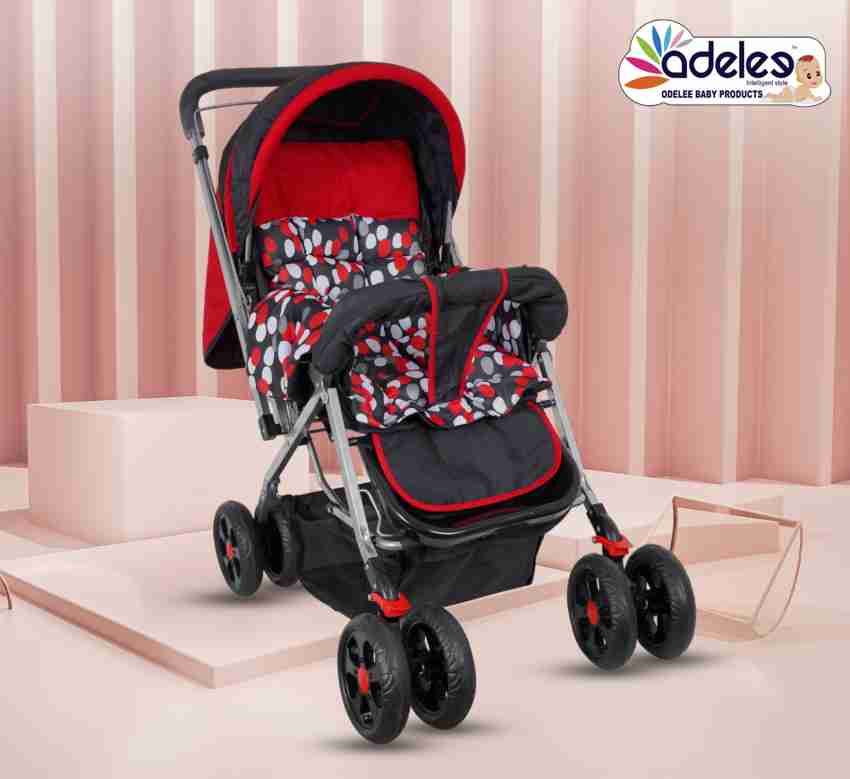 ODELEE Baby Stroller,Adjustable backrest, 360° Swivel Wheel , Reversible  Handlebar Stroller - Buy Stroller in India