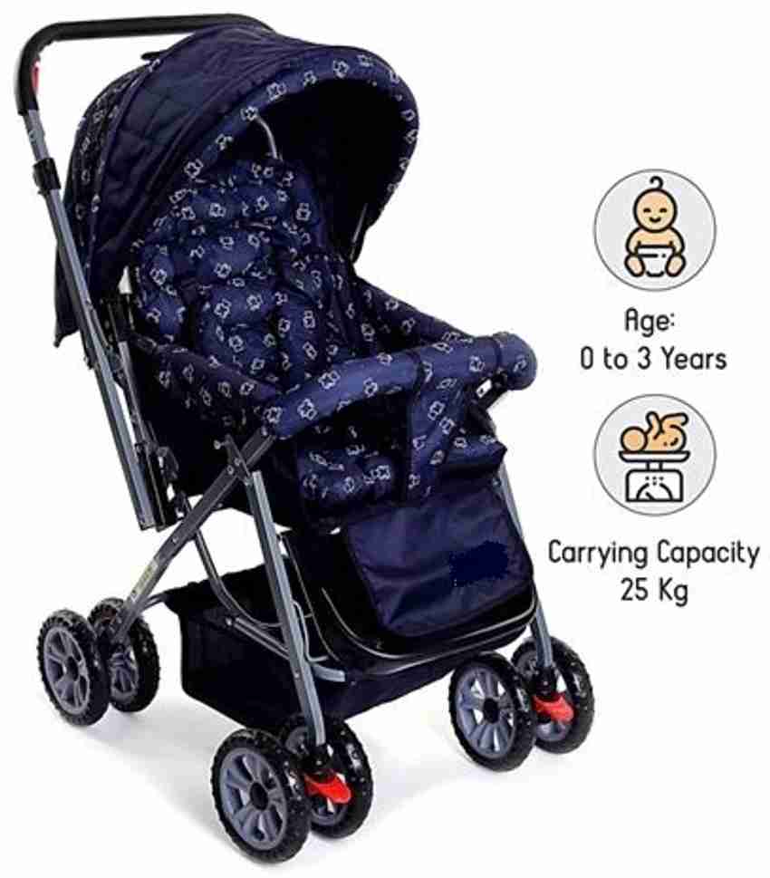 Blue kids pram deals