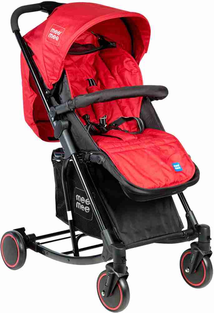 MeeMee 2 in 1 Baby Pram with Rocker Extra Storage 3 Level Adjustable Canopy 0 3 Yrs Stroller Cum Rocker Buy Stroller Cum Rocker in India Flipkart