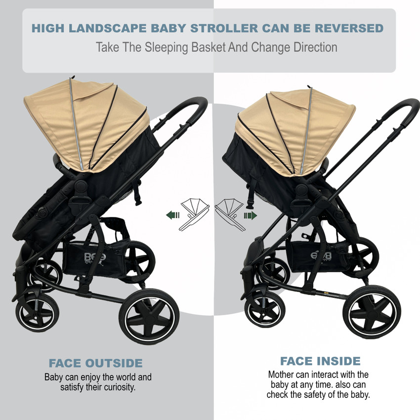 Golden Bee Royal Crown Stroller Parm for Infant 2 in 1 Transformable Baby Age 0 3 Years Pram Buy Pram in India Flipkart