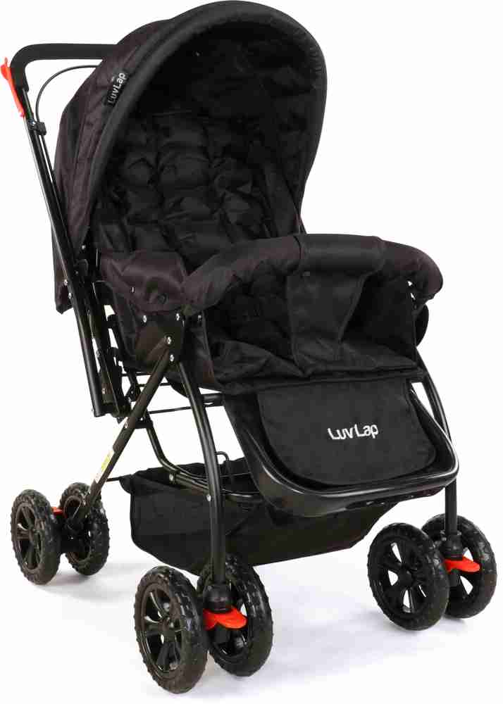 LuvLap Starshine Pram Easy Fold for Newborn Baby Kids 0 3 Years Stroller Buy Stroller in India Flipkart