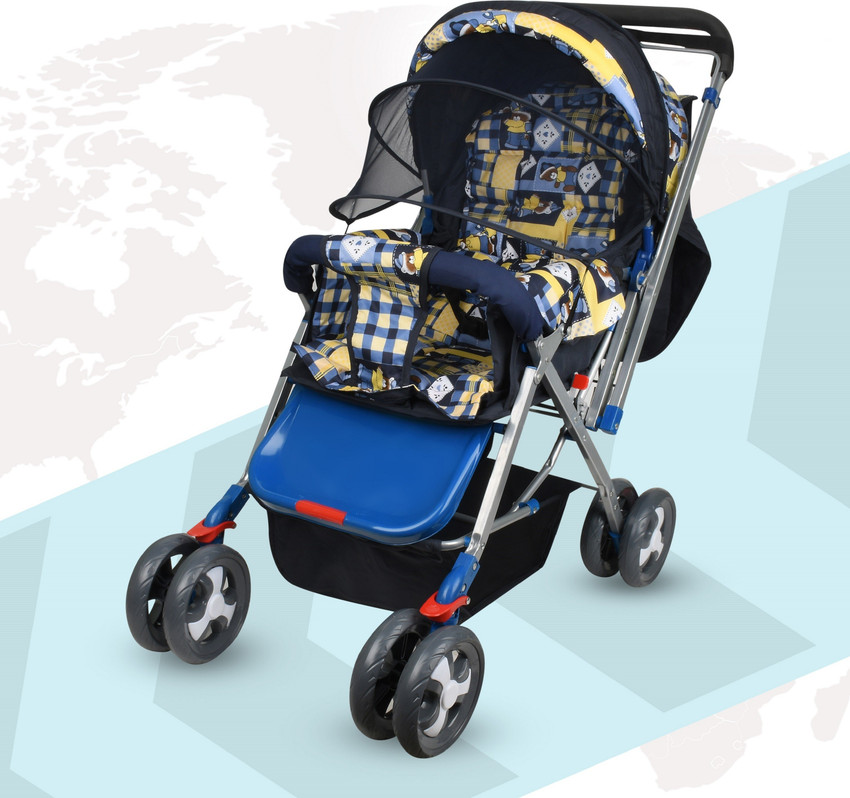 CREW4 Baby pram for kids Stroller pram easy fold for new born