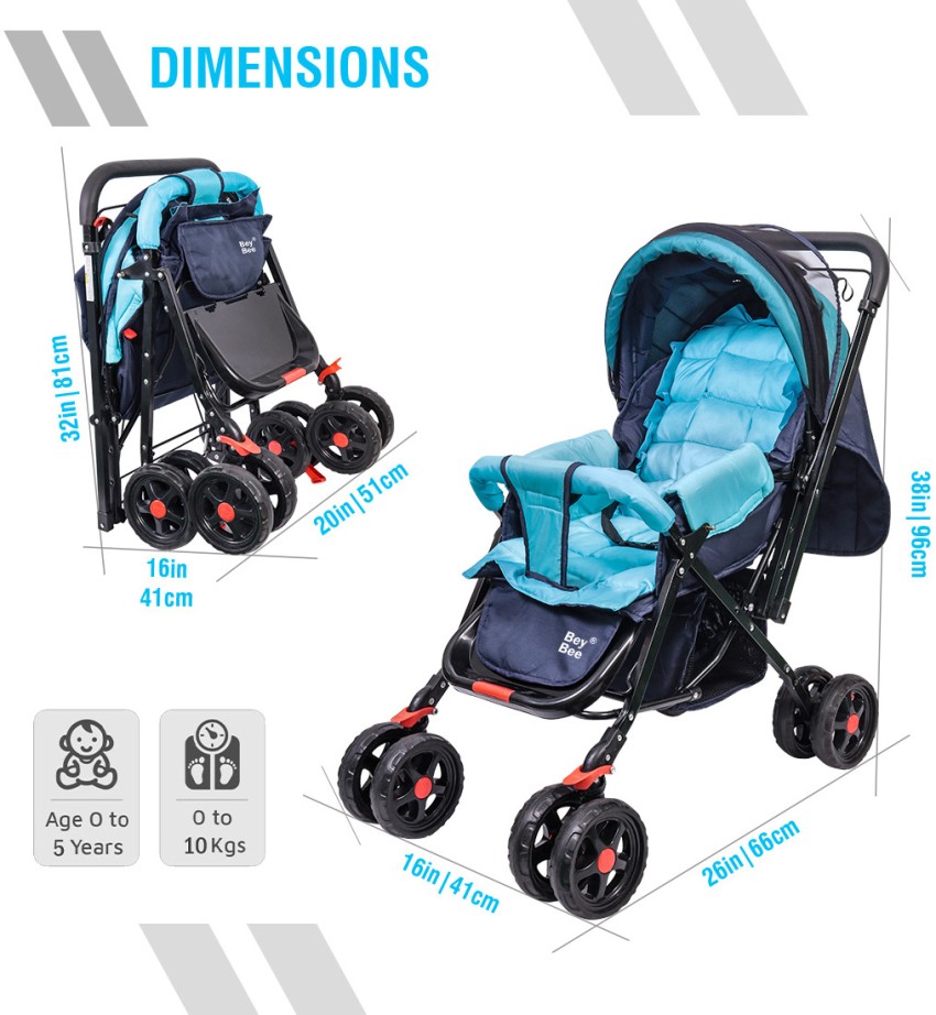 Stroller with shop reclining seat