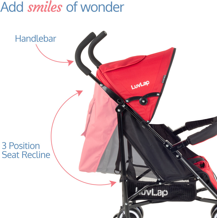 LuvLap City Stroller Buggy Compact Travel Friendly for Baby