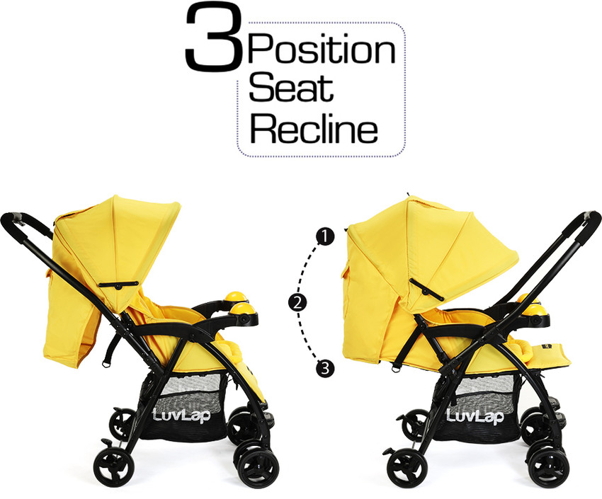 LuvLap Joy Stroller Pram Compact Easy Fold for Newborn Baby Kids 0 3 Years Pram Buy Pram in India Flipkart