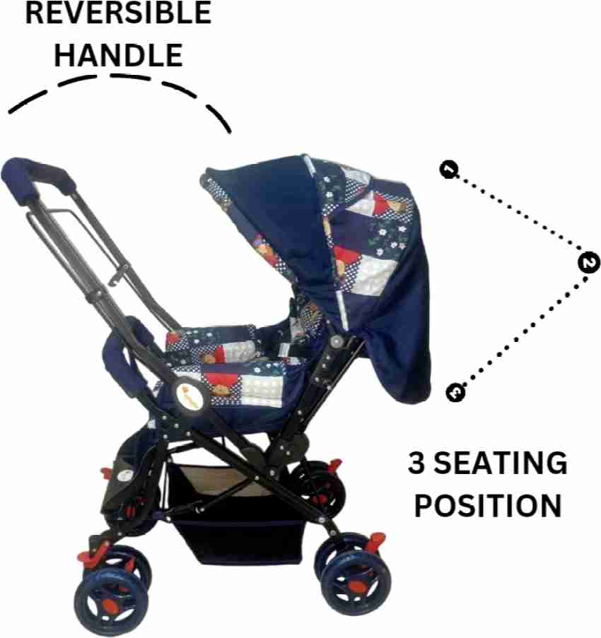 Infanto Babylove Stroller with 3 position adjustable seat Pram Buy Pram in India Flipkart