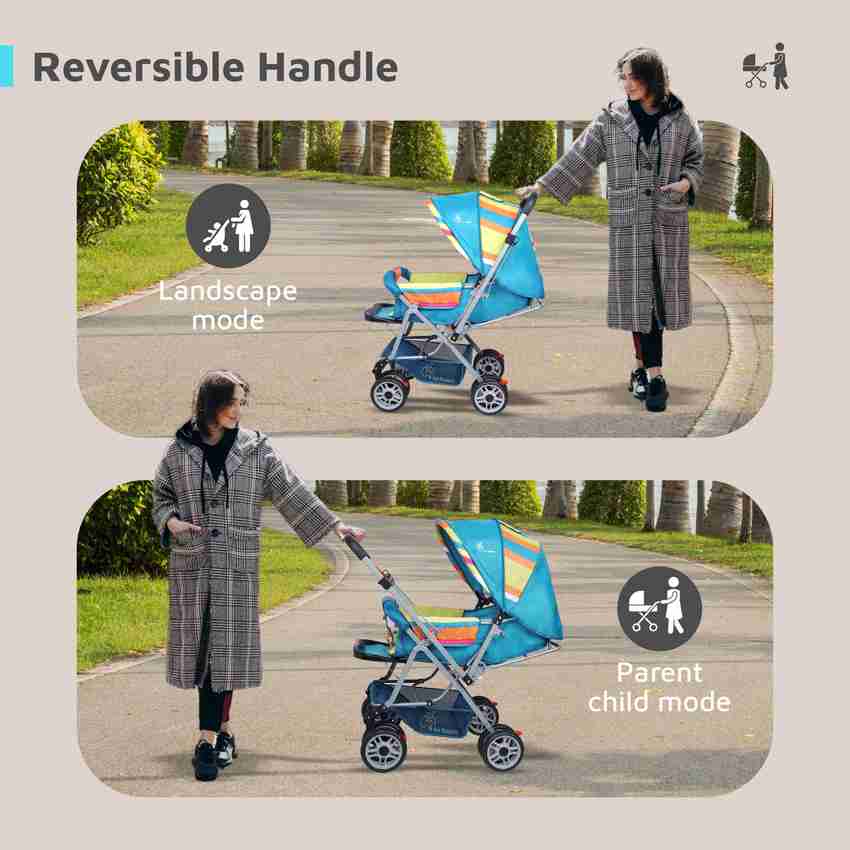 Multi coloured pram shop