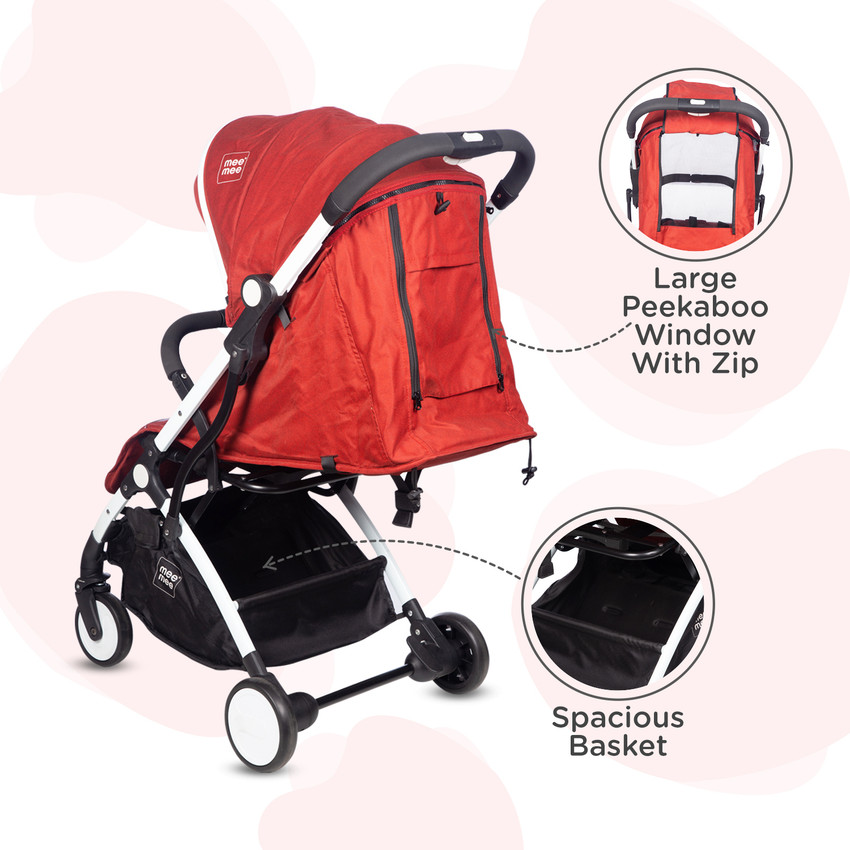 MeeMee Premium Airport Stroller Tri Folding Comfortable Spacious