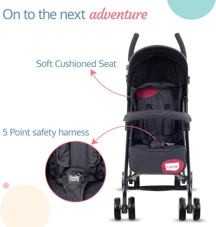 LuvLap City Stroller Buggy Compact Travel Friendly for Baby Kids 6 36 Months Stroller Buy Stroller in India Flipkart