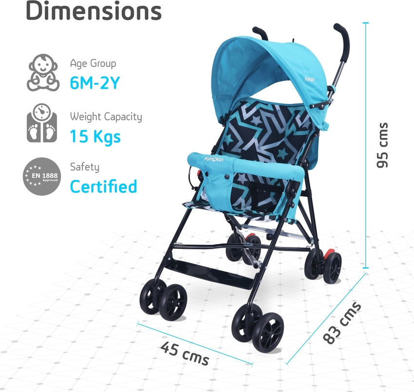 LITTLE Pumpkin Kiddie Kingdom Baby Stroller Buggy Stroller Blue Buggy Buy Buggy in India Flipkart
