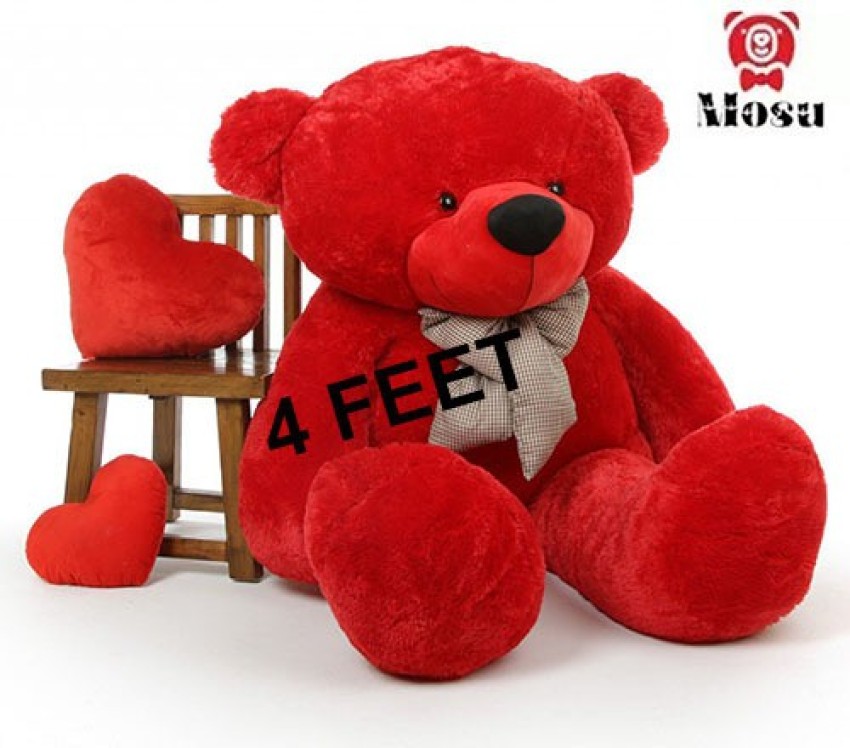 red cute teddy bear