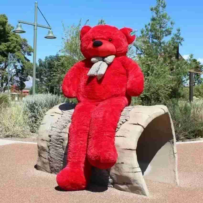 Big teddy bear sale in red colour