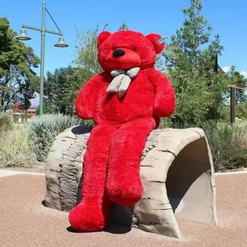 tas Teddy Bear for Your Love 6 Feet Red Color 6ft Teddy Red N