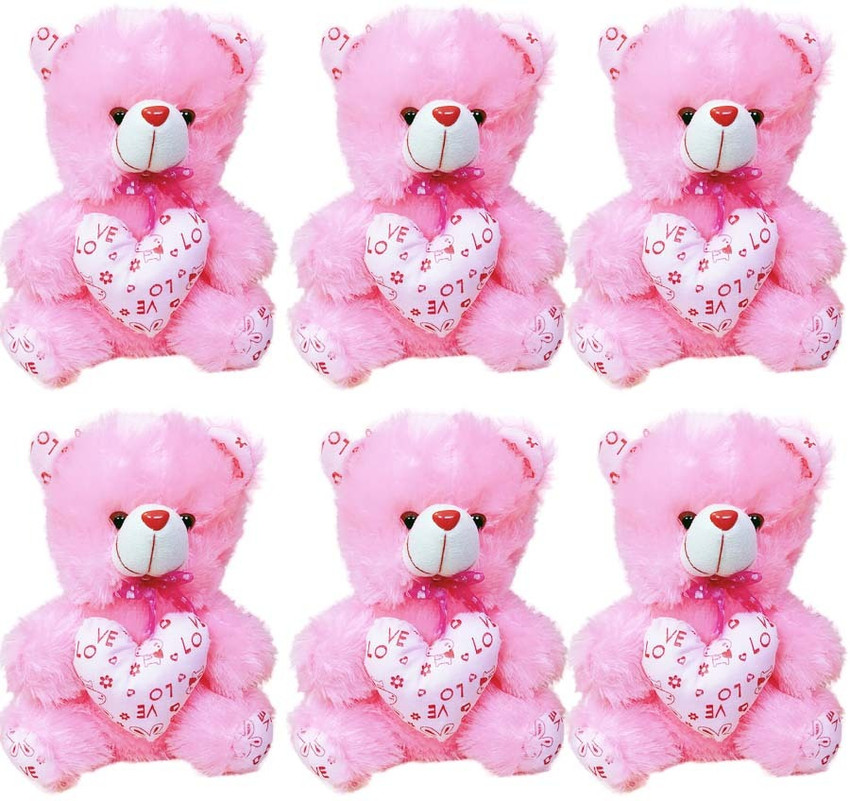 Small pink teddy bear on sale