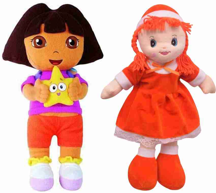 P I SOFT TOYS Dora doll combo 40 cm Dora doll combo Buy soft toy toys in India. shop for P I SOFT TOYS products in India. Flipkart