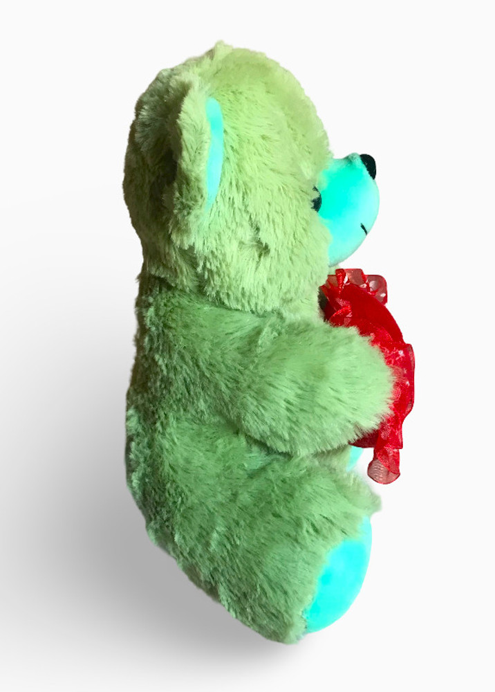 Small green teddy bear outlet