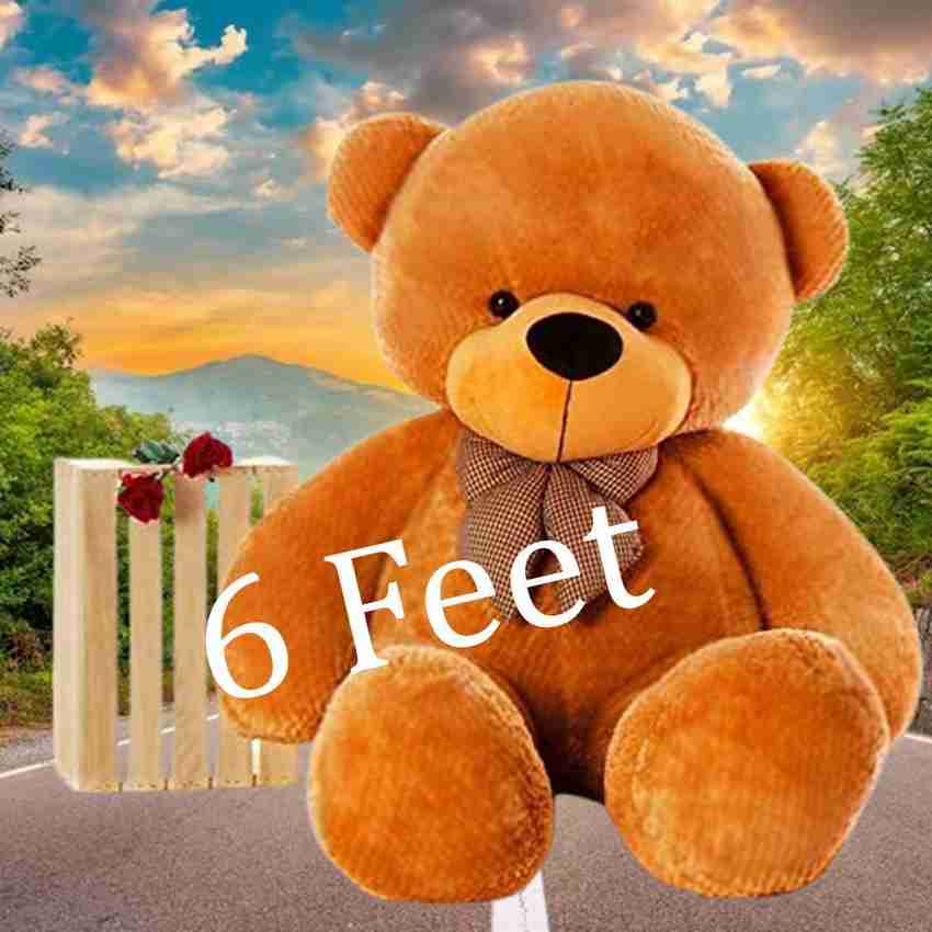JINGA BELA Cute Teddy Bear For Girls Cute And Sweet Teddy Bear 6 Feet BROWN 72 inch Cute Teddy Bear For Girls Cute And Sweet Teddy Bear 6 Feet BROWN