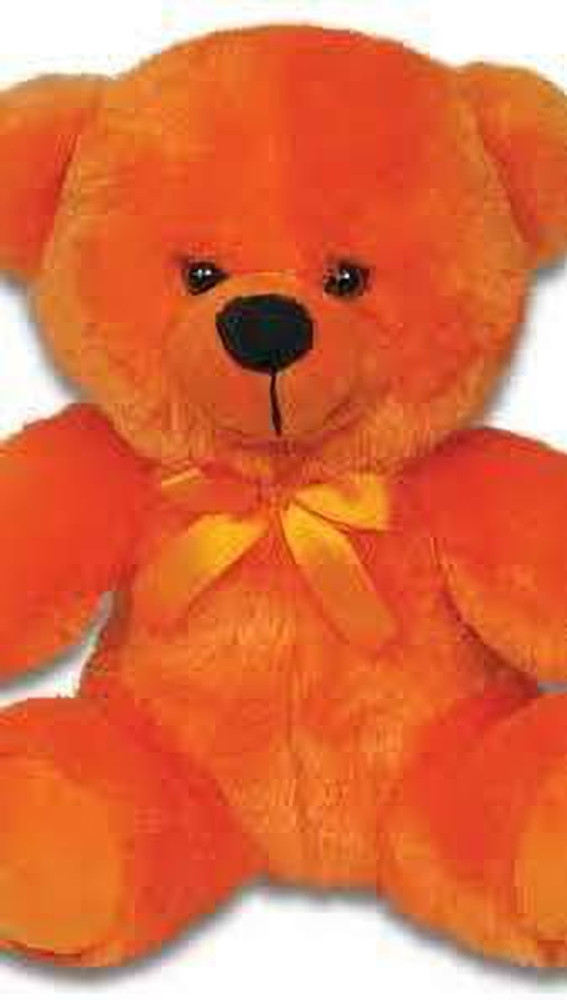Orange teddy bear deals