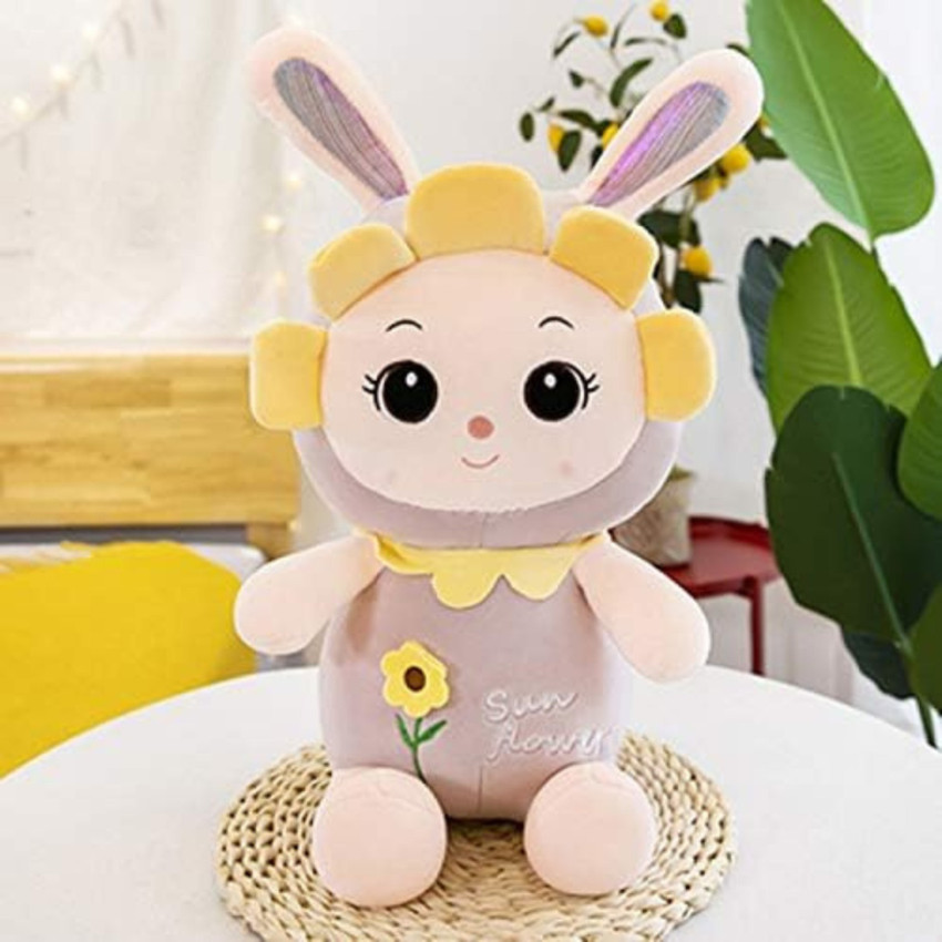Liquortees Snuggle Soft Cartoon Sunflower bunny soft toy home decoration 35 cm Snuggle Soft Cartoon Sunflower bunny soft toy home decoration Buy Sunflower Toy toys in India. shop for