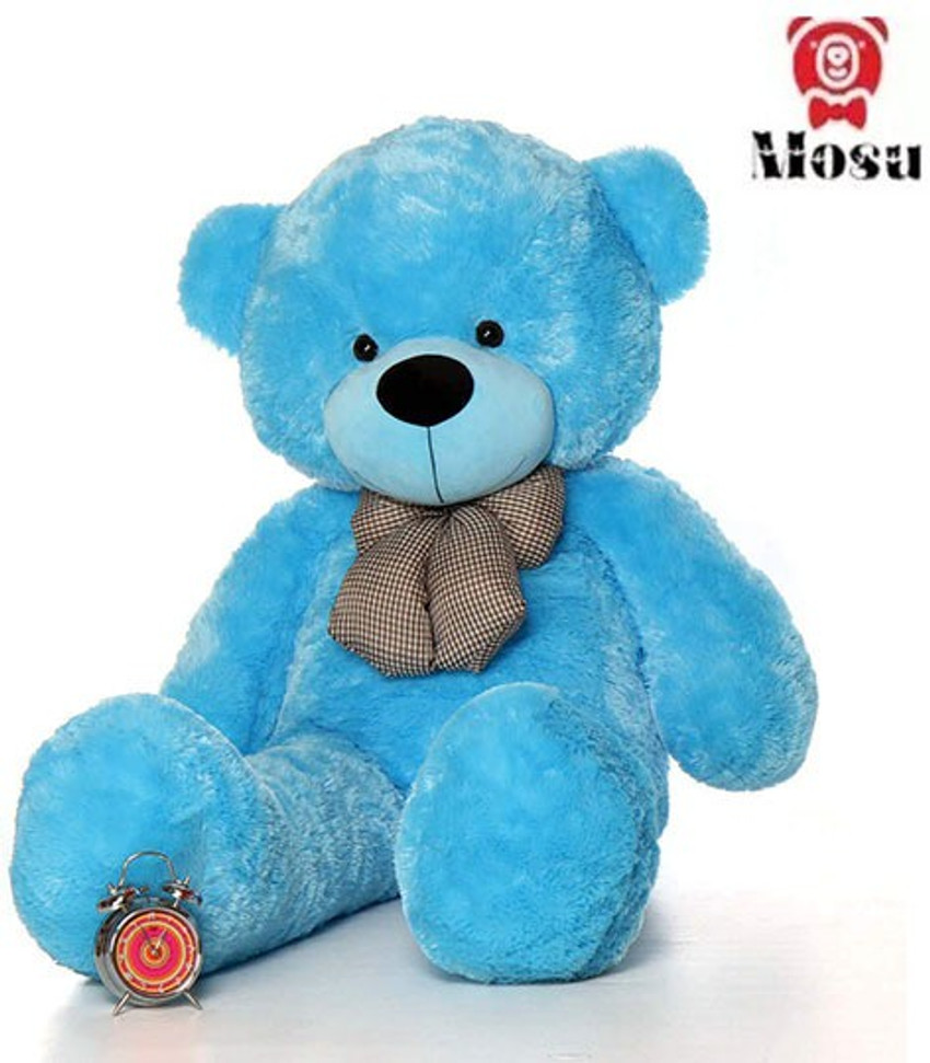 MOSU 4 Feet Teddy Bears for Kids Soft Toys For Gift Cute Teddy Bear for Girls Blue 48 inch 4 Feet Teddy Bears for Kids Soft Toys For Gift Cute Teddy