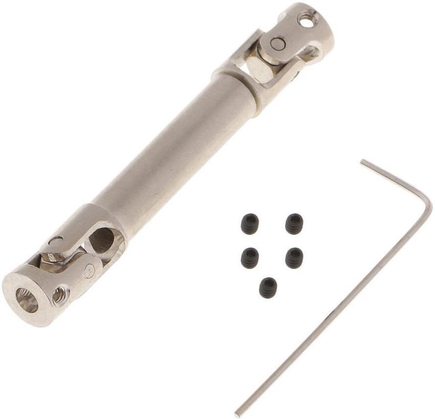 Lyla 4x3mm Metal Steel Universal Joint Drive Shaft for RC Crawler Car 50 65mm 5 cm 4x3mm Metal Steel Universal Joint Drive Shaft for RC Crawler Car 50 65mm shop for