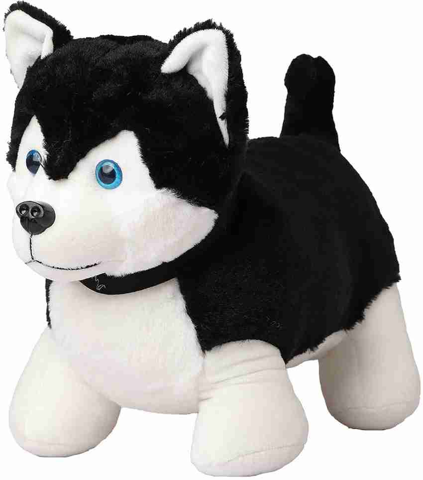 All white shop husky stuffed animal