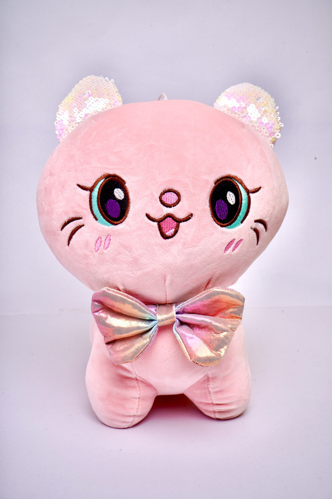 KN Inc Kitty Cat Soft toy Large Cuddling Size Pink Yellow