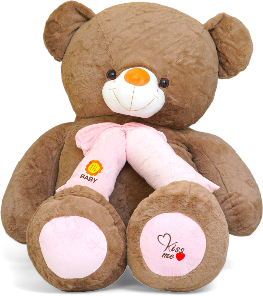 KN Inc Kiss Me Baby Teddy 8 Feet Giant Size Bear Premium Quality Perfect for Gifting 245 cm Kiss Me Baby Teddy 8 Feet Giant Size Bear Premium Quality Perfect