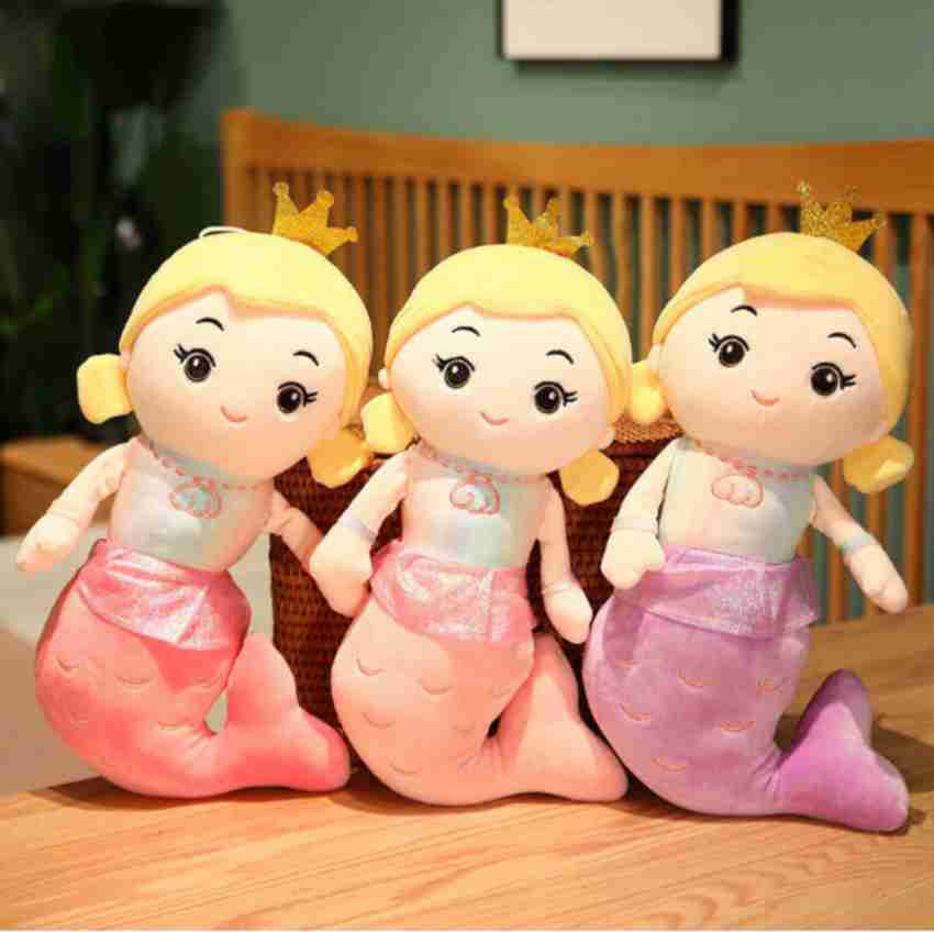 Liquortees Cartoon Water Mermaid Princess Soft toy for girls